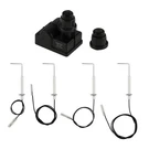 Bbq Gas Grill Igniter Assembly Spark Generator & 4PCS Electrode Ignitor Wire Set. Fixed Price $14.37.