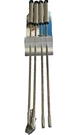 New 4 Pc-pro Fresh 1 Side Flat Stainless Steel Skewers Barbeque Grill Stick. Fixed Price $18.99.