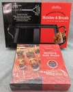 Camerons Himalayan Pink Salt Grilling Block 8"X8"X1.5" + Holder Brush Lot Set. Fixed Price $25.74.