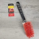 Char-broil Cool Clean 3X Nylon Long Grill Brush 360 Red Bristles 16" New. Fixed Price $9.99.