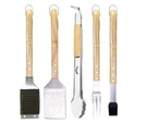Jim Beam 5PCS Tool Set (grill Brush, Spatula, Tongs, Fork, Basting Brush). Fixed Price $24.99.