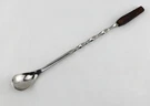 Vintage Brown Bakelite Handle Bar Cocktail 10" Long Twisted Spoon Mcm Modern. Fixed Price $35.99.