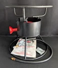 King Kooker Welded Outdoor Gas Cooker 26TPK Base And Hose 15". Fixed Price $107.99.