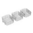 Onlyfire Chef Rotisserie Basket Set, 3 Pack Stainless Steel Rectangular Pcs. Fixed Price $27.16.