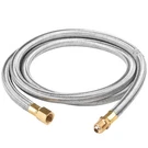 Shinestar 6 Ft Propane B07DKYYDSW Braided Extension Hose, Silver. Fixed Price $28.88.