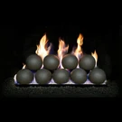 Real Fyre 14-PIECE 5-INCH Epic Black Decorative Spheres Set. Fixed Price $486.99.