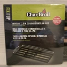 Char-broil 11.5" Expandable Length Porcelain-coated Steel Cooking Grate New Bbq. Fixed Price $14.99.