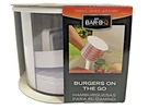 Mr. Bar-b-q Burgers The Go Press Storage Container 12PC Set New. Fixed Price $15.99.