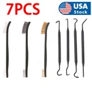 7PCS Gun Cleaning Brush & Pick Tools Double-ended Brass Steel Nylon. Fixed Price $9.29.