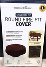 Backyard Basics Universal 38" Firepit Cover 5 Year Warranty. Fixed Price $55.00.