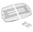 Stainless Steel Grill Grates For Weber Q100/Q1000 Q1200 Q1400 7644. Fixed Price $39.99.