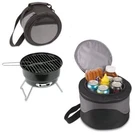 Portable Charcoal Bbq Grill And Cooler Combo W/ Carry Tote Picnic Time Caliente. Fixed Price $64.99.