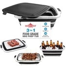 Xudakaixin Collapsible Bbq Tub For Meal Prep, Marinating, (x-large)black. Fixed Price $43.26.