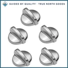 Control Knobs For Stoves, Heavy Metal Replacement Set Of 5 Stainless Steel. Fixed Price $37.89.