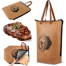Sufkodu Bbq Meat Blanket Bag Large Brown Insulated Thermal Tote For Camping. Fixed Price $16.88.