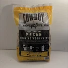 Cowboy Brand 100% Natural Pecan Smoking Wood Chips 180 Cu. Fixed Price $7.00.