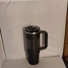Stanley Black Insulated Stainless Steel Tumbler Handle Lid Straw Drink-through. Fixed Price $16.56.