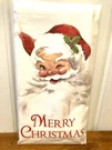Mary Lake Thompson "winking Santa" Flour Sack Towel. Fixed Price $9.99.