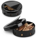 Onlyfire Wood Chip Smoker Box, 2 Pcs Bbq With Lid For Charcoal & Prop. Fixed Price $27.00.