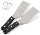 Metal Spatulas, Stainl Steel Griddle Tools With Riveted. Fixed Price $9.74.