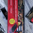 Brinkmann 812-7445-S Adjustable 6" Porcelain-coated Cast Iron Cooking Grate Bbq. Fixed Price $20.50.