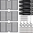 New Charbroil 4 Burner Cast Iron Grill Grates, Tubes, Heat Plates. Fixed Price $46.99.