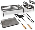 Argentine Grill Set- Argentinian Gaucho Santa Maria With All Tools. Fixed Price $289.40.