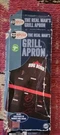 New Damaged Outer Package Mister Hipster The Real Man's Grill Apron Bbq Boss. Fixed Price $8.39.