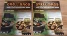 Lot Of 2- Bbq Grill Bags, Tekno Non-stick, Pack (1 Large, Medium) New!. Fixed Price $12.99.