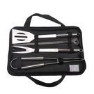 Bbq Grill Tools Set With Carry Bag Stainless Steel Barbeque Accessories For C.... Fixed Price $23.72.