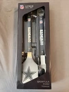 Sportula Nfl Spirit Series Dallas Cowboys 3-PIECE Grill Set Spatula Fork Tongs. Fixed Price $15.00.