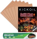 Grill Mats For Outdoor Set Of Bbq Copper 6, Golden. Fixed Price $14.76.