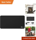 High Pile Resistant Fireplace Mat - 24X42 Inches Grill Splatter Protector. Fixed Price $40.99.
