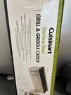 Cuisinart Stainless Steel Grill And Griddle Caddy Model CSC-1000. Fixed Price $14.99.