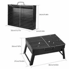 Agm Bbq Charcoal Grill, Folding Portable Lightweight Barbecue. Fixed Price $12.99.