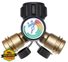 Dozyant Propane Splitter Adapter Gauge 2 Way Lp Gas Connector Rv Grill. Fixed Price $35.99.