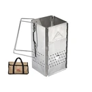 Portable Charcoal Chimney Starter Stainless Steel MT18. Fixed Price $48.24.