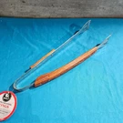 Charcoal Companion Quality Stainless Steel Grill Bull Vineyard Tongs Rosewood. Fixed Price $24.99.