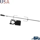 4-BURNER Rotisserie Kit Stainless Steel Electric Motor Even Cooking Bbq New. Fixed Price $78.03.