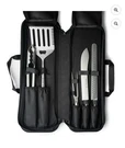 Schmidt Brothers 6 Pc. Bbq Grilling Tool And Knife Set With Carrying Case.. Fixed Price $65.00.