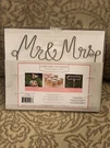 Gartner Studios Mr. & Mrs. Silver Wire Cake Pick Wedding Topper Bride Groom. Fixed Price $10.99.