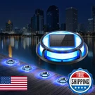 Lutec 4 Pack Solar Deck Lights Driveway Dock 12 Leds Powered Outdoor. Fixed Price $56.69.