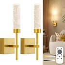 Crystal-inspired Bubble Wireless Wall Sconces, 10000MAH Battery Operated. Fixed Price $50.00.