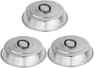 3 Sets Bbq Accessories 12 Inch Round Stainless Steel Basting Cover Wok. Fixed Price $23.49.