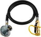Low Pressure 1LB Propane Tank Gas Regulator Valve With 1/4'' Quick Connect Shut. Fixed Price $32.06.