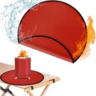 20" Tabletop Fire Pit Mat For Solo Stove Mesa Xl, Easy Clean Small Bbq Fo.... Fixed Price $25.69.