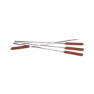 Outset QB50 Rosewood Collection Barbecue Skewers, Stainless Steel, Of 4. Fixed Price $23.12.