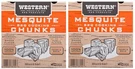 Western 78154 500 Cu Mesquite Bbq Cooking Smoking Chunks - Pack Of 2. Fixed Price $49.90.