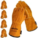 Beetro Welding Gloves 5 Pairs Cow Leather Forge/mig/stick/tig Welder Heat/fire. Fixed Price $84.81.