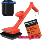 Thermomaven Bristle-free Bbq Grill Brush No Wire Risk Steam Cleaner Removes Bu. Fixed Price $60.73.